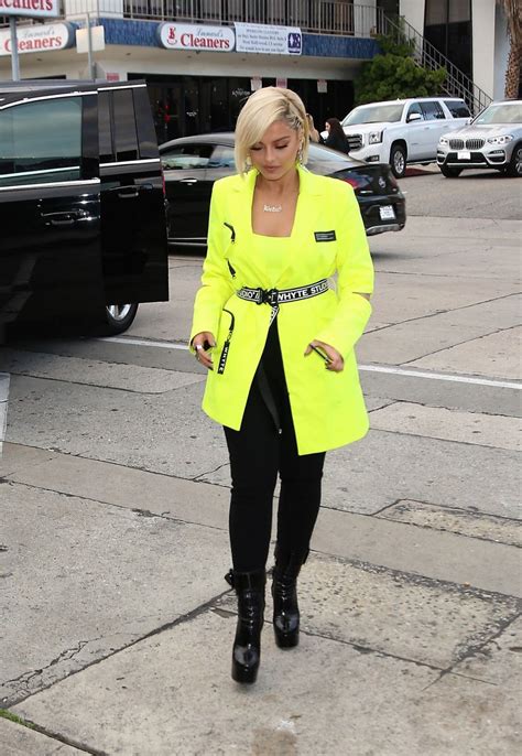 But before ringing in 2020, she's taking her family on a luxurious tropical getaway to the bahamas. Bebe Rexha Glows In Neon Yellow Before Attending Kids' Choice Awards - Celebzz - Celebzz