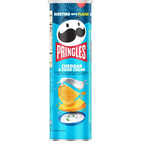 Pringles Cheddar And Sour Cream Crisps