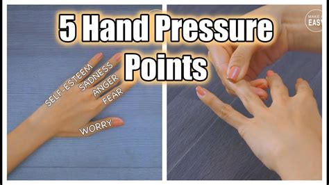 5 Hand Pressure Points That Could Help You Relieve Stress And Anxiety Make It Easy Youtube