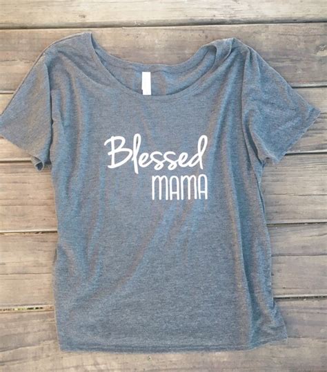 items similar to blessed mama tee on etsy