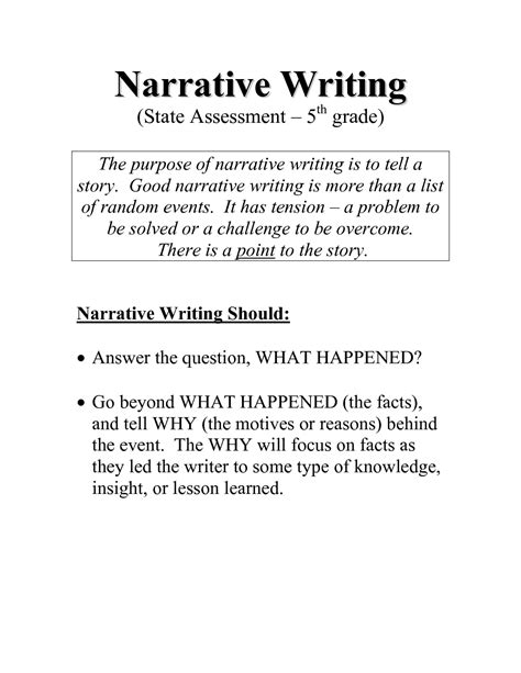 Writing Prompts For 5th Grade