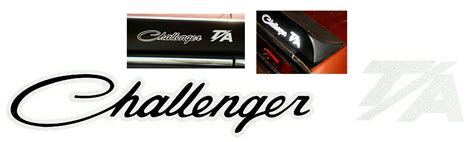 1970 Dodge Challenger Ta Ta Rear Spoiler Decal