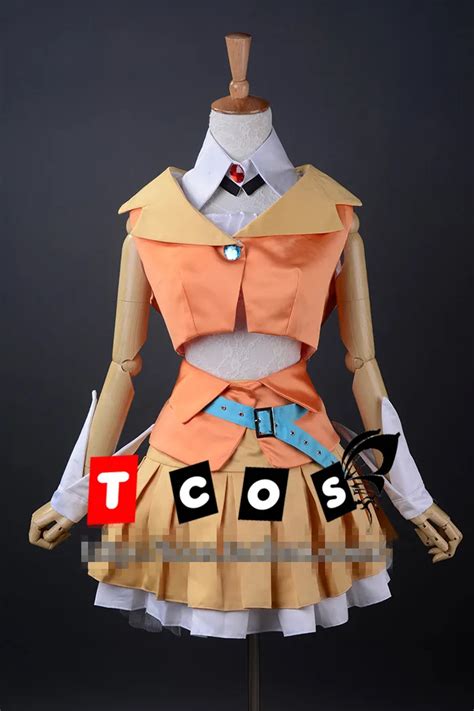 Vocaloid Gumi Cosplay Costume Halloween Uniform Outfit Collartopskirt
