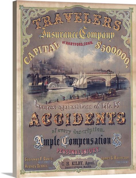 A travelers representative can help you determine the homeowners coverage that best fits your needs and insurance is underwritten by the travelers indemnity company and its property casualty affiliates, one tower square, hartford, ct 06183. Travelers Insurance Company - Vintage Poster Wall Art, Canvas Prints, Framed Prints, Wall Peels ...