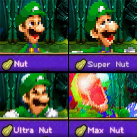 Max Nut Luigi Super Nut Know Your Meme