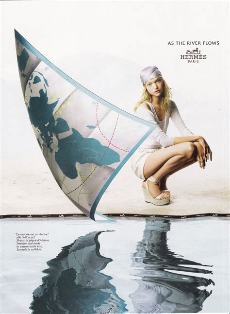 Hermes 2005 Old Advertisements Advertising Adverts Gemma Ward