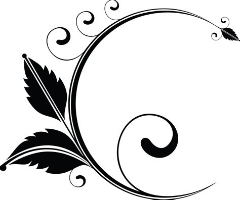 Black And White Designs Clip Art