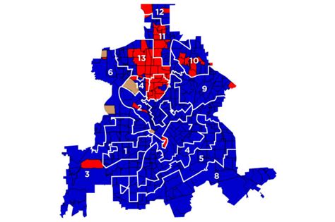 Dallas City Council Map
