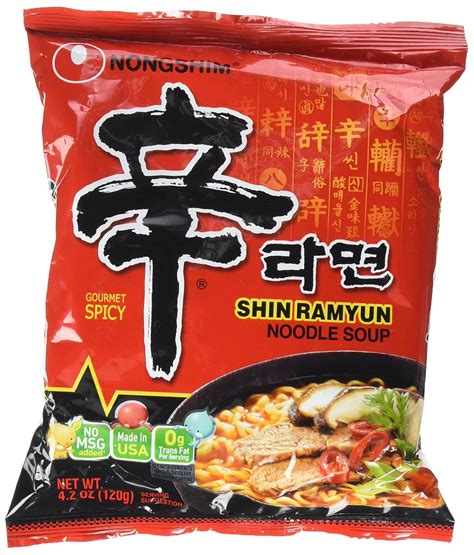 G Nong Shim Shin Ramyun Instand Nudelsuppe Schar Noodle Soup Spicy My