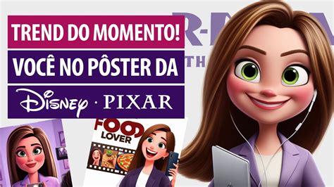 Como Criar Um P Ster No Estilo Disney Pixar F Cil E Gr Tis Youtube