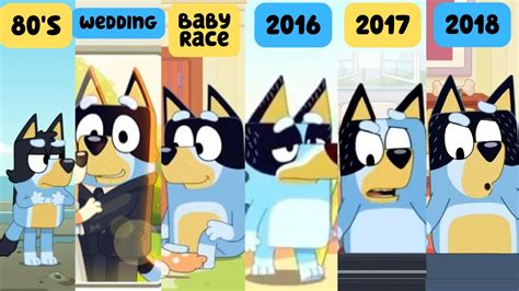 the evolution of bandit heeler from the 80s to the 2016 2017 pilots to bluey season 3 youtube