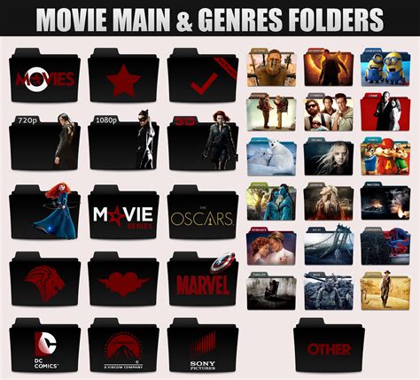 Folder Icon Movies 82996 Free Icons Library