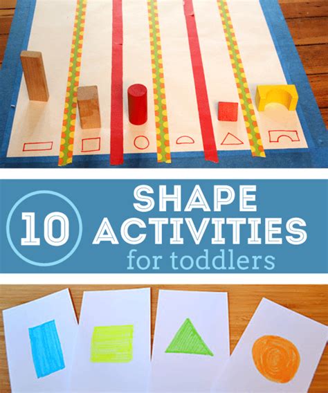 12 Shape Activities For Toddlers Its Hip To Be Square Learning