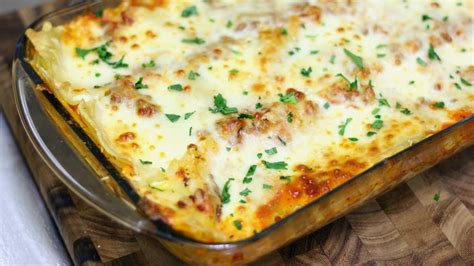 Easy Meat And Cheese Lasagna Recipe Sidechef