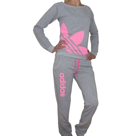 Pink And Gray Adidas Track Suit Tracksuit Women Adidas Outfit