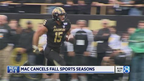 Mid American Conference Cancels Fall Football Due To Covid 19 Virus