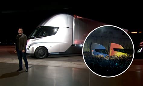 Tesla Debuts First Electric Semi Trucks