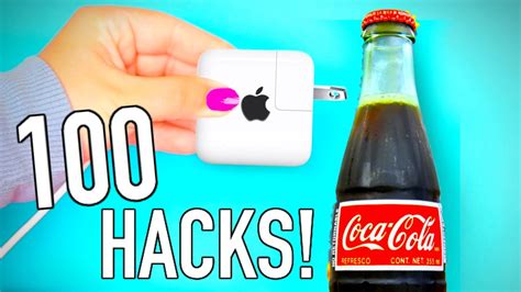 100 Life hacks you NEED to know! - YouTube