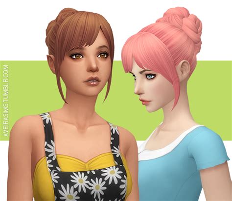 Sims 4 Hairs Aveira Sims 4 Nolansims Vivian Hair V1 Recolor Images