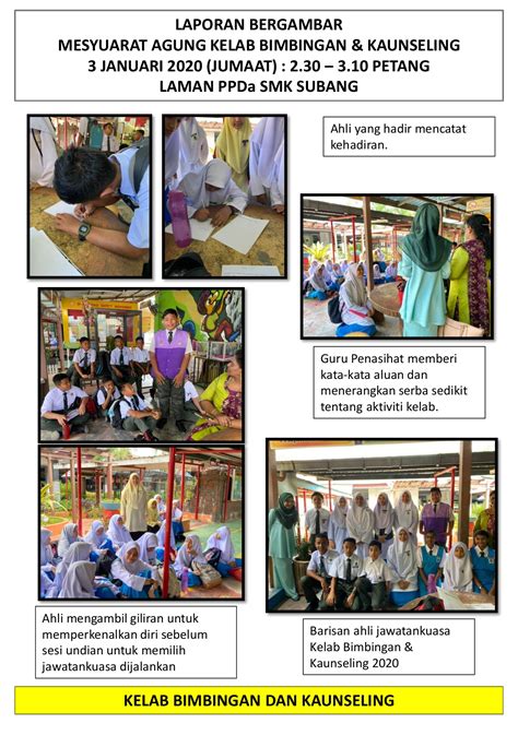 Laporan Bergambar Aktiviti Sekolah Gambaran