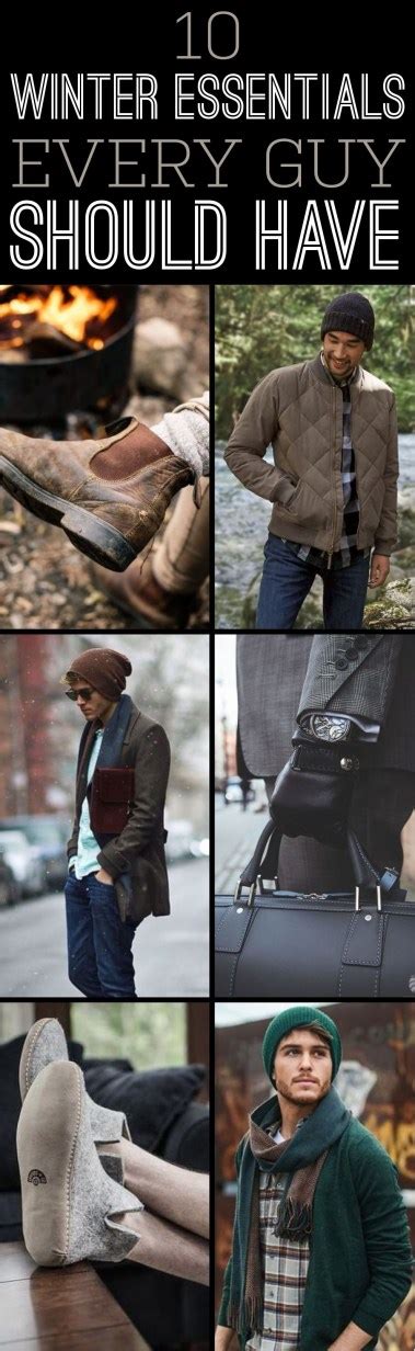 10 Winter Essentials Every Guy Should Have Society19
