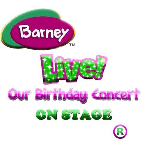 Barney Live Our Birthday Concert On Stage