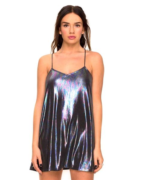 In An Awesome Oil Slick Metallic Fabric Our New Meadow Dress