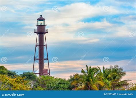 Lighthouse On Sanibel Island Stock Image Image Of Florida Mexico