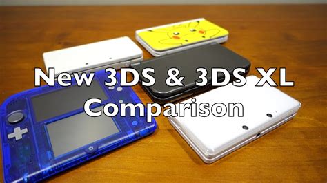 New 3ds Vs New 3ds Xl Comparison Nintendo Youtube