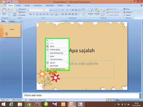 Cara Mengganti Background Slide Powerpoint Deqwan1 Blog