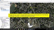 How to Add a Placemark with Text and Images in Google Earth | Google ...