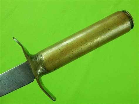 Us Ww2 1943 Custom Handmade Theather Trench Art Fighting Knife W Shea