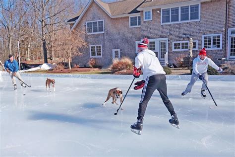 Building and maintaining a backyard rink is hard work, and nobody who has done it will tell you otherwise. You Can Now Build Your Very Own Hockey Rink In Under One Hour
