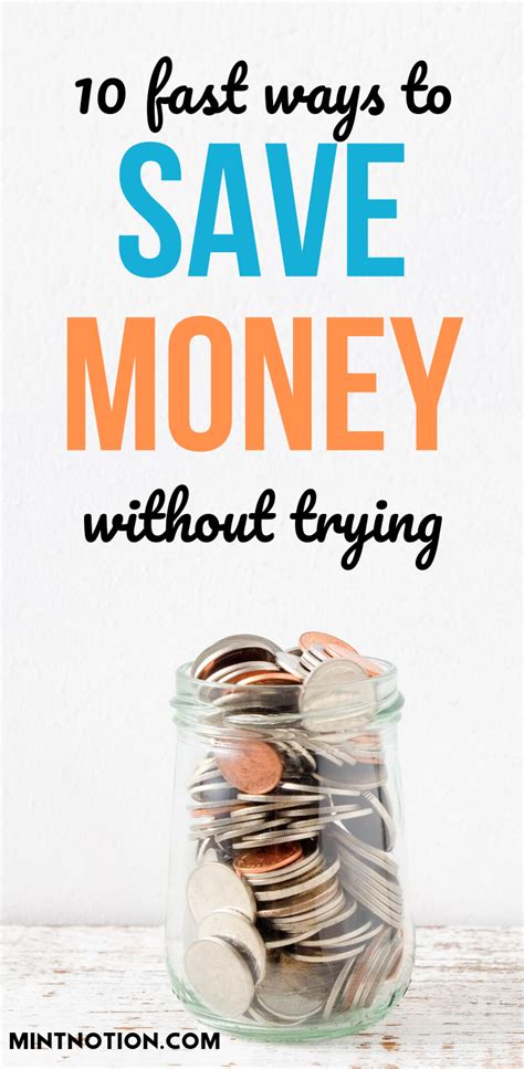 10 Fast Ways To Save Money Without Even Trying Ways To Save Money