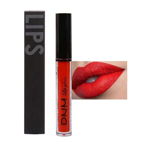 New Brand Makeup Matte Lipstick Red Lips Waterproof Liquid Lipstick Lip Gloss Ladies Elegant 12