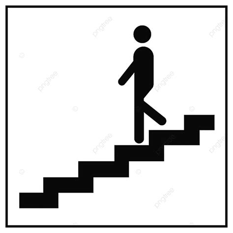 Down Stair Vector Hd Png Images Stair Down Symbol Stairs Icon