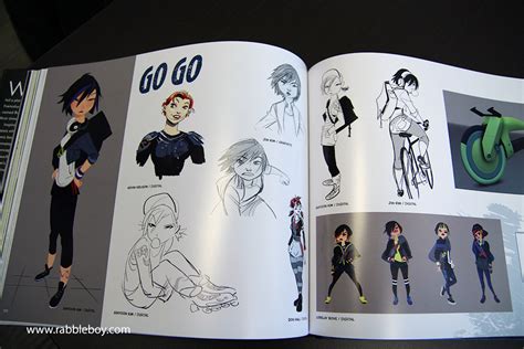 A Look At Disneys Big Hero 6 Art Book Rabbleboy Kenneth Lamug