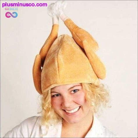 Roasted Turkey Hat Thanksgiving Costume Roast Chicken Raw Poultry Bird