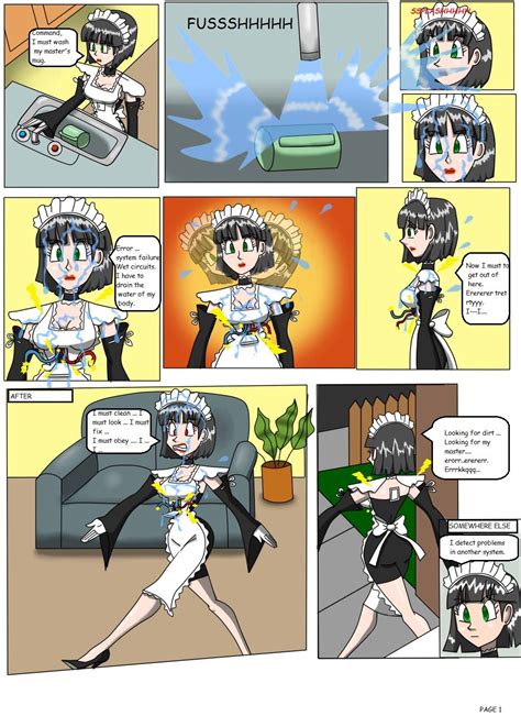 Robot Maid Pan And Robot Maid Videl Page 1 By Carlosfco On Deviantart In 2022 Comic Book Cover