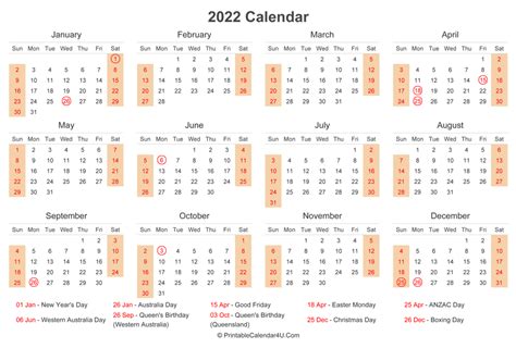 Download March 2022 Calendar Australia Png All In Here