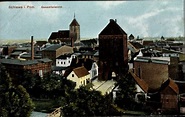 Postcard Sławno Schlawe Pommern, Gesamtansicht vom Ort, | akpool.co.uk