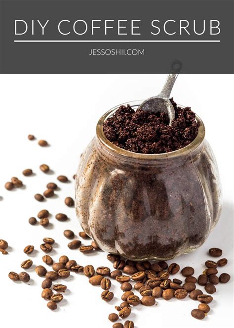how to make diy coffee scrub coconut coffee body scrub jessoshii