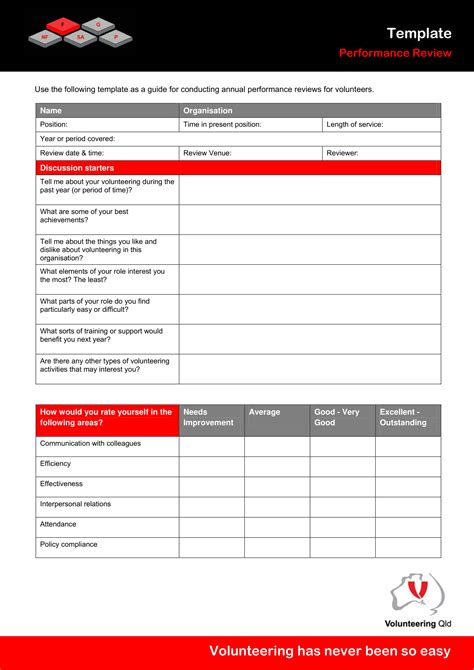 Performance Review Form Template Awesome Performance Review Template 11