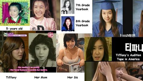 Snsd S Real Pre Debut Pictures Did Tiffany From Snsd Girls Generation Have Plastic Surgery