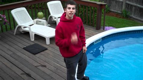 Jumping In The Pool With Clothes On Youtube