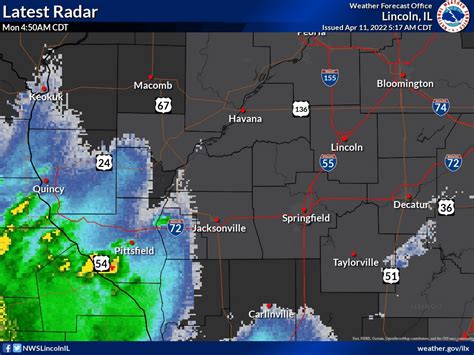 Nws Lincoln Il On Twitter 520 Am Showers And Scattered