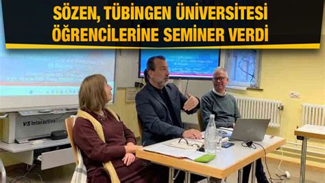 Prof Dr Ahmet Sözen Almanyada üniversitesi öğrencilerine Seminer