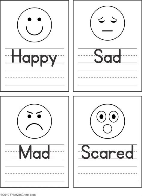 You can learn to be a good listener. feeling-worksheet-printable - Free Kids Crafts in 2020 ...