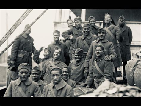 members of the 369th infantry regiment the harlem hellfighters back in ny harbor after ww1