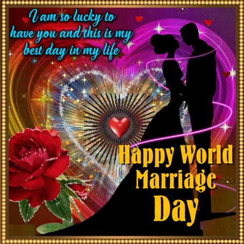 A Romantic World Marriage Day Card Free World Marriage Day Ecards